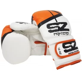 SZ Fighters - Боксови ръкавици изкуствена кожа Evo Victory - Orange