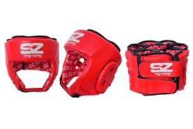 SZ Fighters - Боксова каска - Red