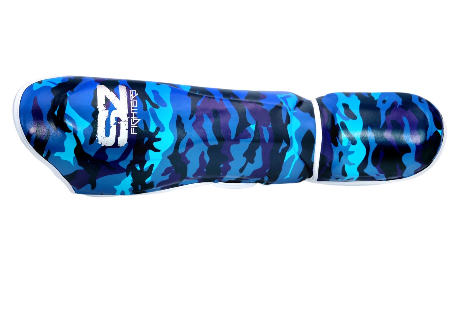 SZ Fighters - Тай Протектори за Крака Camo - Blue - Image 3