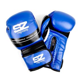SZ Fighters - Боксови ръкавици изкуствена кожа - Thunder Blue