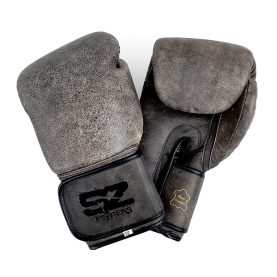 SZ Fighters - Боксови ръкавици естествена кожа - Retro