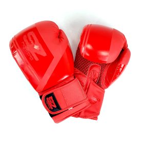 SZ Fighters - Боксови ръкавици изкуствена кожа - Indigo Red Matt