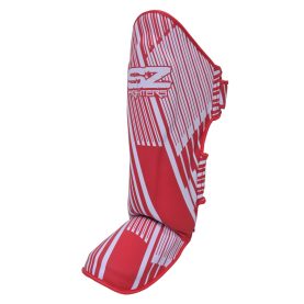 SZ Fighters - Тай Протектори за Крака Plasma 2.0 Red-White