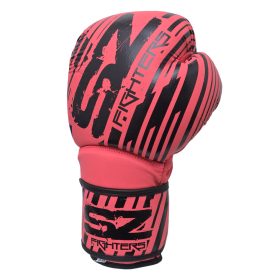 SZ Fighters - Боксови ръкавици естествена кожа Plasma 2.0  Pink - Black