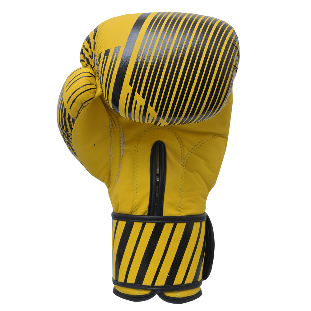 SZ Fighters - Боксови ръкавици естествена кожа - Plasma 2.0 Yellow-Black - Image 3