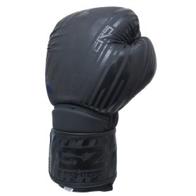 SZ Fighters - Боксови ръкавици естествена кожа - Plasma 2.0 Black - Black
