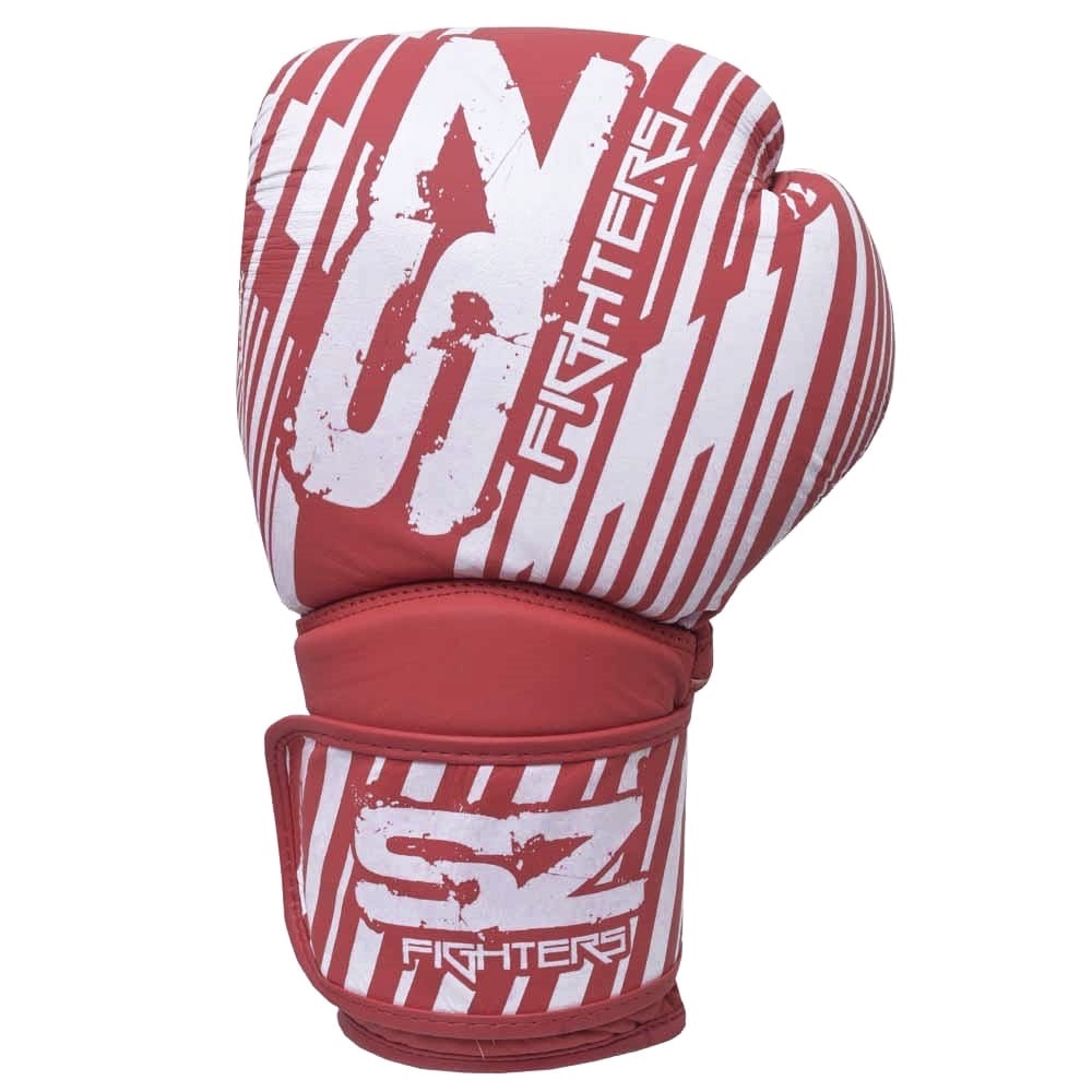 SZ Fighters - Боксови ръкавици естествена кожа - Plasma 2.0 Moroone - White